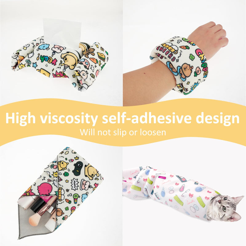 3PCS Cat Grooming Wrap, Self Adherent Cloth Cat Wrap for Cutting Nails, Cat Swaddle Wrap for Cleaning Ear Brushing Teeth, Multifunctional Cat Restraints Bag for Holding Cat to Non-Bite/Scratch/Runaway - PawsPlanet Australia