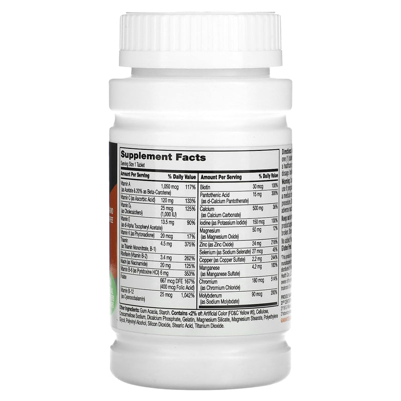 21st Century One Daily Women's 50+ Multivitamin Tablets, 100 Count | Complete Daily Multivitamin, Compare VS. One A Day® Women's 50+, Women Over 50 with Memory, Bone Strength, Everyday Wellness Unflavored 100 Count (Pack of 1)