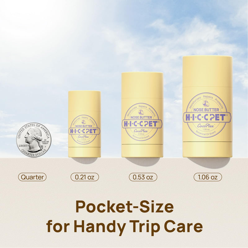 HICC PET Nose Balm for Dog & Cat, Natural Lick-Safe Dog Paw Balm, Moisturizes Repairs Soothes Dry/Cracked Nose, Dogs Snout Soother with Fermented Coconut Oil, Daily Pet Care & Protection (30g)