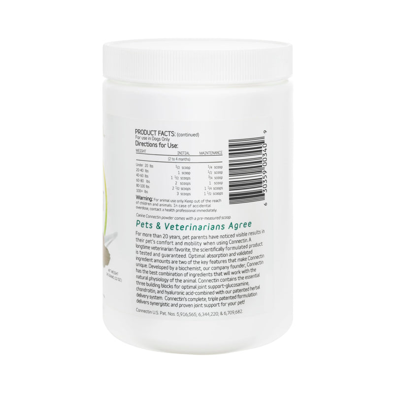InClover Connectin Hip and Joint Supplement for Dogs. Combines Glucosamine, Chondroitin and Hyaluronic Acid with Herbs for Comfort and Mobility Powder 12oz. - BeesActive Australia