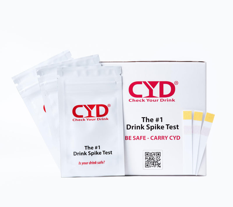Check Your Drink. Avoid Drink Spiking. Detect GHB or KETA Using The Personal Test Strips. 5 Test Strips - 1 Pouch Contains 5 Test Strips - BeesActive Australia
