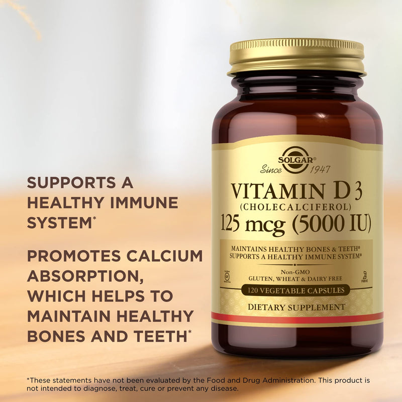 Vitamin D3 120 Count (Pack of 1)