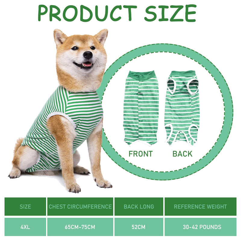 DKDDSSS Dog bodysuit after surgery - castration wound protection suits for dogs - bodysuit for dogs after surgery - breathable dog one-piece recovery suit for male dogs - practical and comfortable - 4XL - BeesActive Australia