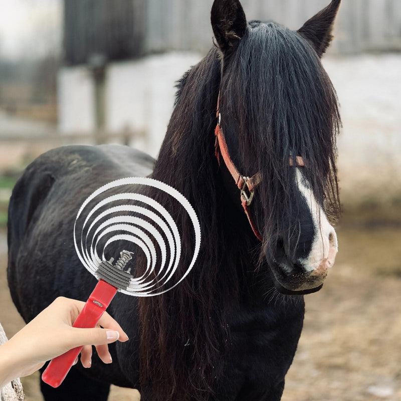 FRCOLOR 1pc Sheep Comb Horse Comb Livestock Scraper Cleaning Gadgets Cattle Comb Farm Animal Brush Comb for Horses Cleaning Grooming Supplies Stainless Steel Pet Hair Removal Brush - BeesActive Australia