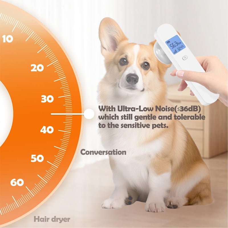 Pet Ear Dryer Quick Drying One Click Start Cats Dogs Ear Water Drying Device for Bathing Grooming
