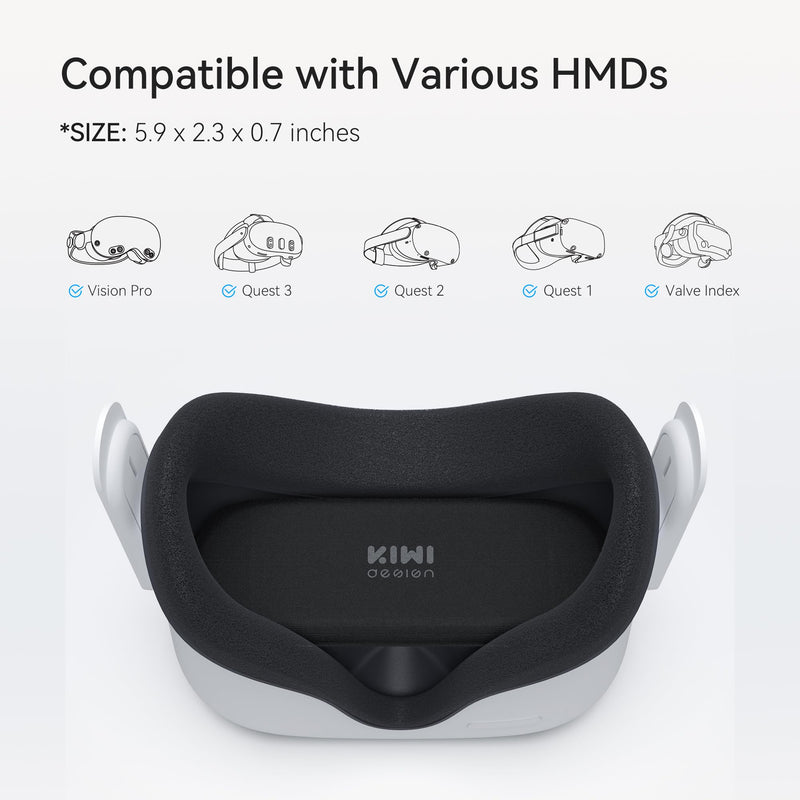 KIWI design Lens Protector Cover Compatible with Vision Pro, Quest 3/2/1, Rift S, Valve Index, Pico 4 and HP Reverb G2, Protects Lens from Sunlight, Scratches and Dust - BeesActive Australia