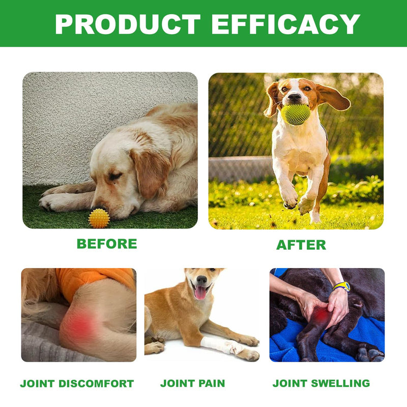 Hip and Joint Supplement for Dogs, 80 Dog Calming Chews with Glucosamine, Chondroitin,Advanced Hip and Joint Chews for Senior Dogs,Support Mobility,Health Chews for Dog,Small/Medium/Large Dog-Chicken