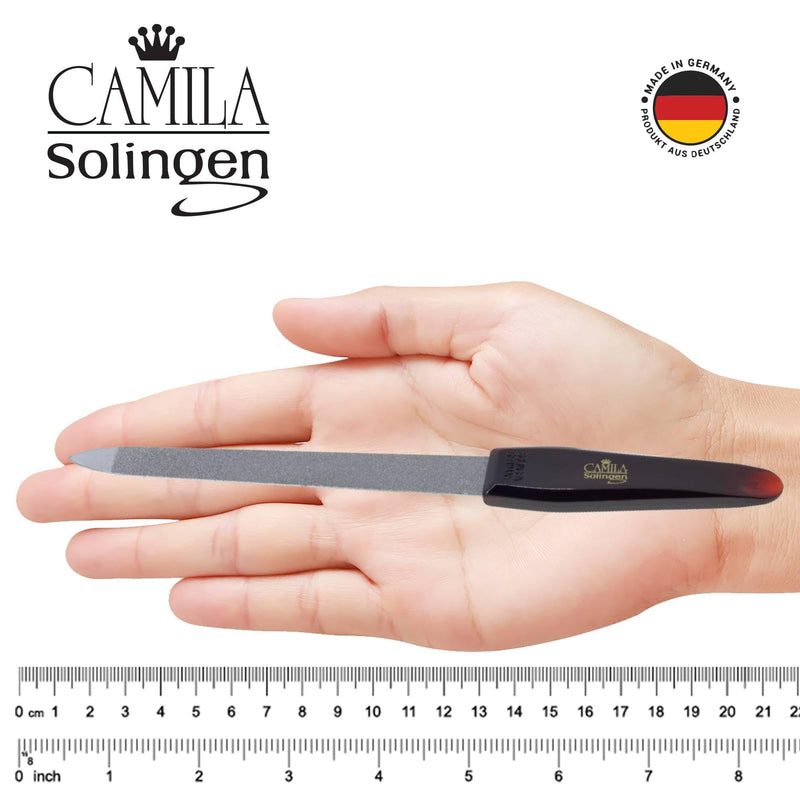 CS13 Large Heavy Duty Toe Nail Clipper for Thick Nails, Manicure and Pedicure & CS19 Large Professional Sapphire Metal Nail File for Fingernail and Toenail, Made in Solingen, Germany CS13 + CS19