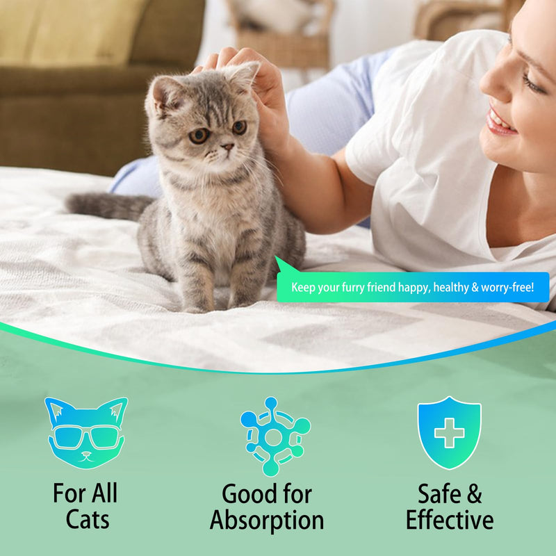 Cat Worming Treatment Cat Wormer Natural Herbal Wormer for Cats Kitten Worming Treatment Dewormer for Cats Liquid for Cat 60ml (60ml)