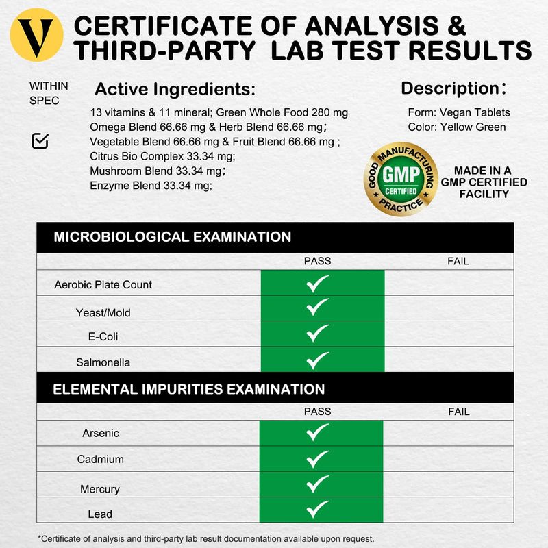 Vegan Whole Food Multivitamins with Iron, 90 Tablets | Daily Multivitamin for Men and Women, Methylated Vitamins, B-Complex, Fruits & Vegetables, Enzymes, Omegas, Mushroom, Non-GMO 90 Count (Pack of 1)