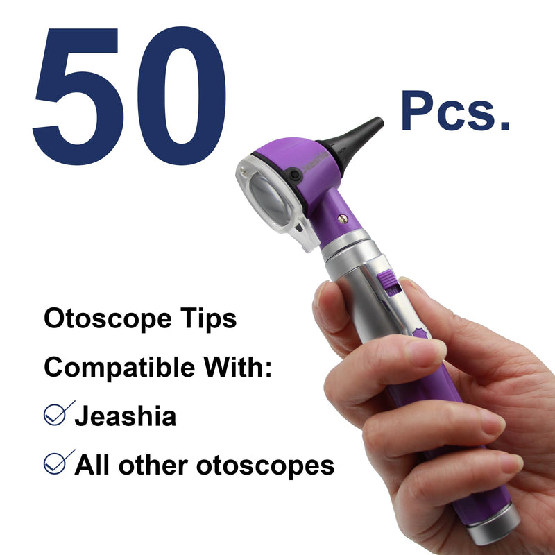 Disposable Otoscope Covers, 50-Pack Universal Ear Specula Tips with 2.75mm & 4.25mm Sizes (25 Each) for Adults & Children, Fit All Major Otoscope Brands - BeesActive Australia