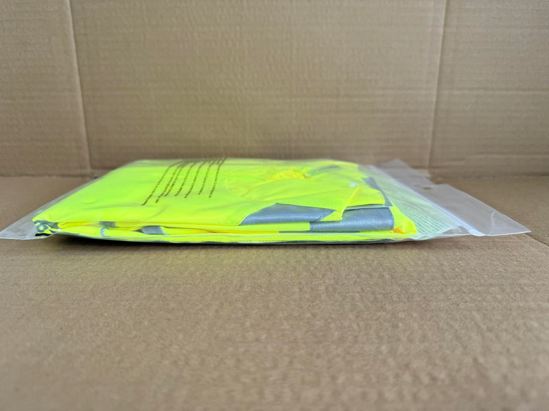 Salzmann High Visibility Cycling Vest | Reflective Cycling Gilet | Made with 3M Scotchlite Large Yellow
