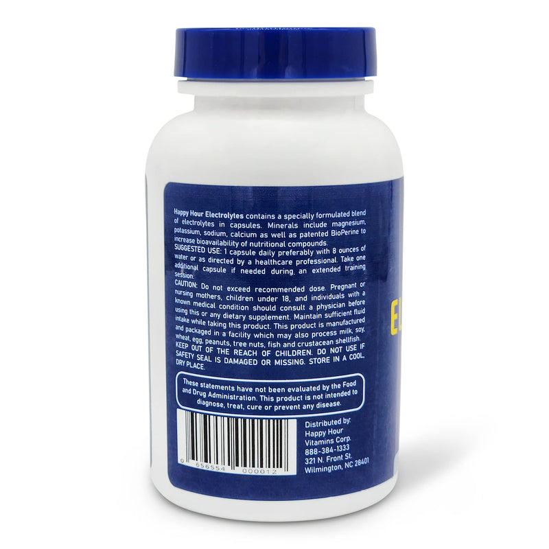 Electrolyte Pill- 100 Pills- Dehydration, Muscle cramping, Performance, Keto & Rapid Recovery. Vegetarian Capsules w/Magnesium, Potassium, Sodium & Calcium Hydration Supplement