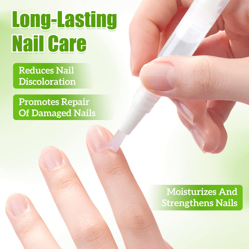 3Pcs Nail Fungus Pen, Nail Growth Treatment Repair Serumtwist Pen for Repair and Strengthener Nail, All-Natural, Easy to Apply