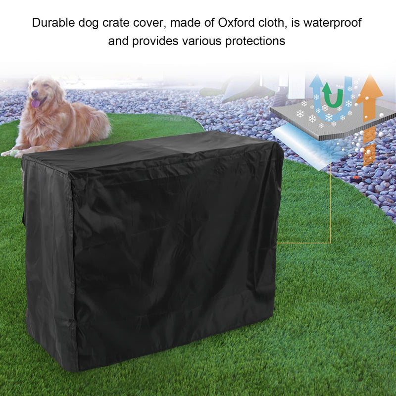 HEEPDD Dog Crate Cover, Waterproof Dog Kennel Cover Wire Cage Cover for Indoor Outdoor Cold Weather (42L x 27.2W x 29.9H inch) - BeesActive Australia