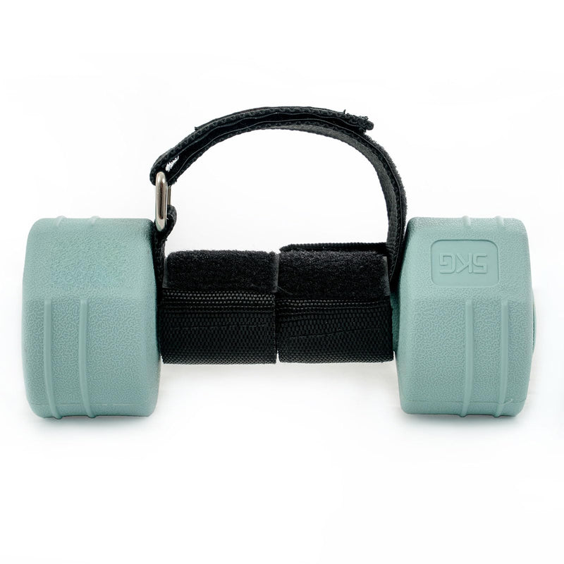 Feet Dumbbell Attachment, Tibialis Trainer Ankle Straps for Feet Weight Lifting Shin Splint, Hamstring Curls, Leg Curl Attachment at Home Gym Equipment Black-2pcs - BeesActive Australia