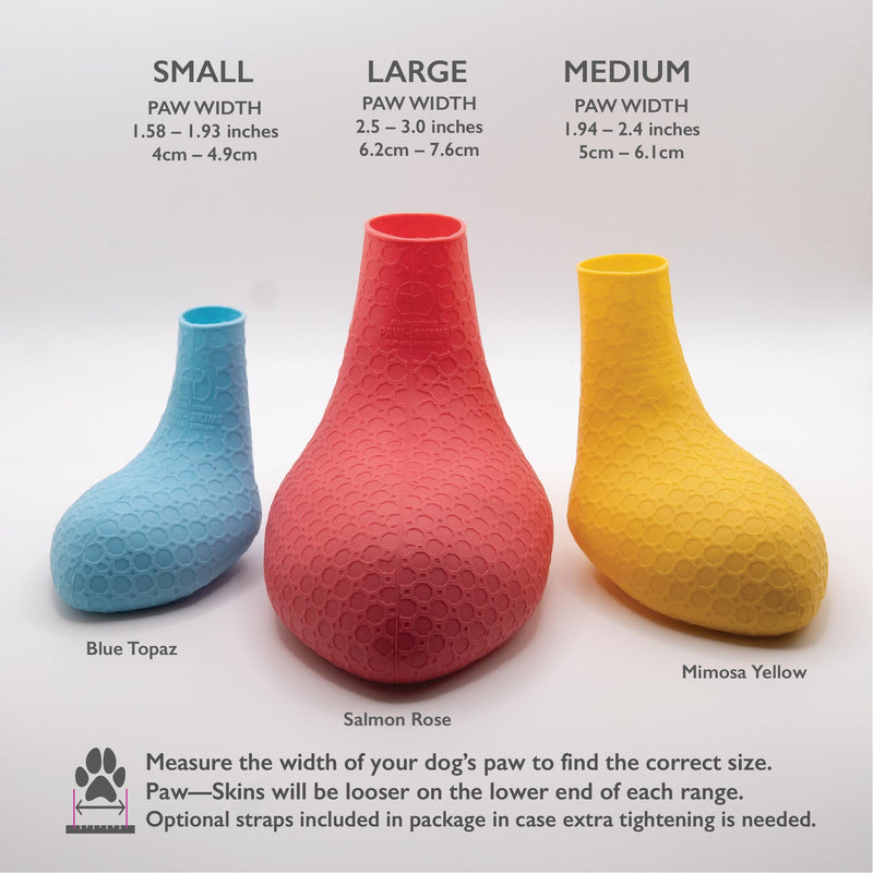 Soft Dog Paw Protectors | Skin-Like Silicone Dog Shoes | Small Medium Large Size Dogs | High-Grip Dog Booties Dog Socks for Snow Hot Pavement | Prevent Licking Protect Floors (Rose, Medium) Salmon Rose Medium, for paw width: 1.94" – 2.4" (5cm – 6.1cm) - BeesActive Australia