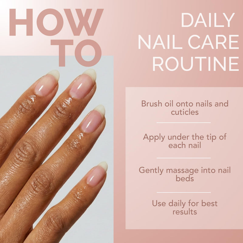Perfect Formula HydraGrow Cuticle Hydration Nail Growth Oil Pen With Vitamin E Jojoba Oil and Aloe Vera for Strong & Healthy Looking Nails - Travel Friendly Manicure Brush - 3 ml