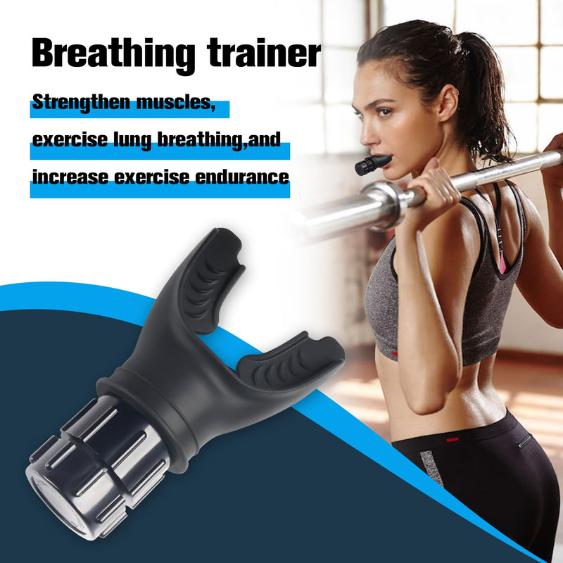 Breathe Trainer,Muscle Trainer,Portable Adjustable Trainer for and Muscular Exercise - Suitability running Daily Fitness Training, Easy to Clean,for All（black） - BeesActive Australia