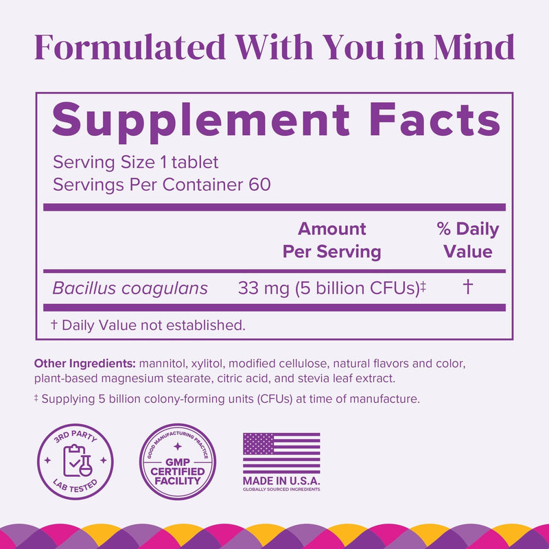 Barimelts Probiotic, 5 Billion CFU - 120 Fast-Dissolving Tablets (4-Month Supply) - Sugar-Free Probiotics for Women, Support Gut Health After Bariatric Surgery, Natural Cherry Flavor 60 Count (Pack of 2)