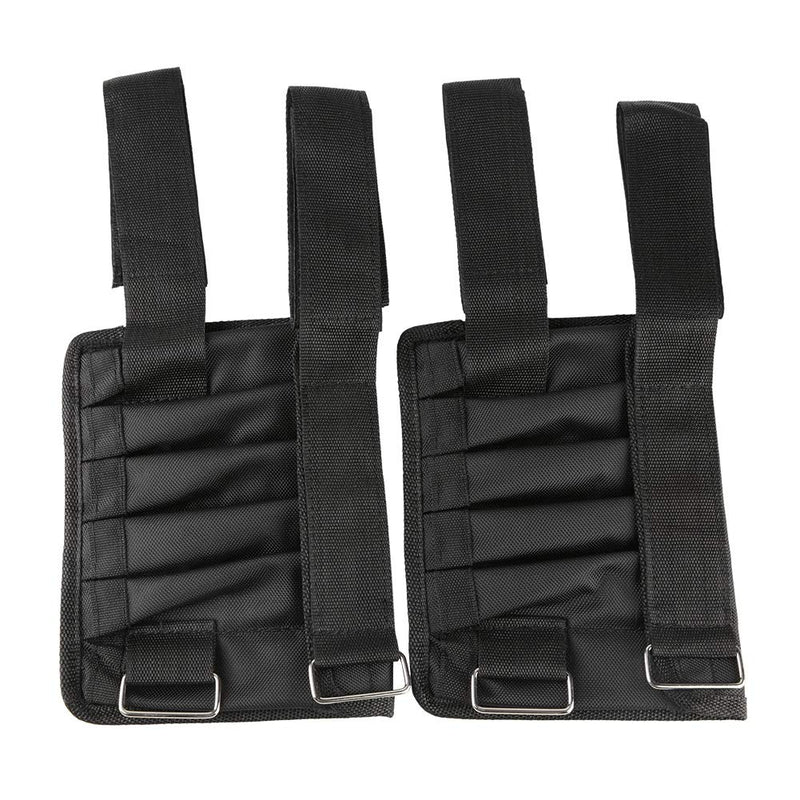 Weighted Wrist and Ankle Bands, 1 Pair Adjustable Ankle Wrist Weight Straps, Leg Arm Hand Cuff Weights with Empty Pocket for Steel Plates(Not Included) Maximum 11lbs, Training - BeesActive Australia