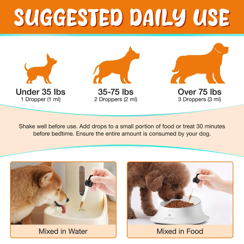 Collagen For Dogs, Liquid Collagen For Dogs, Helps With Shiny Coat And Skin Health & Joint Health & Digestive Health & Overall Immunity, Liquid Joint Care For Dog - Bacon Flavor 60ml