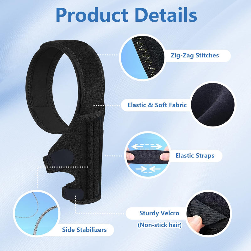 Dog Knee Brace for Torn Acl Hind Leg - Adjustable Stabilizing Support for Ccl Injury, Luxating Patella, Hind Leg Pain & Arthritis - Rear Leg Limp Support (XXL) XXL
