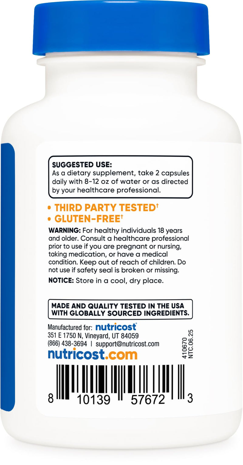 Nutricost Muira Puama Extract (3,000mg Equivalent) 120 Capsules - Muira Puama for Men & Women, Vegan, GMO-Free, Gluten-Free, 60 Servings - BeesActive Australia