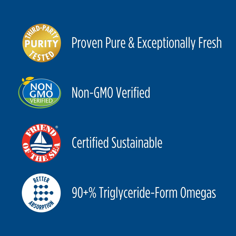 Nordic Naturals ProOmega Junior - Fish Oil, 340 mg EPA, 245 mg DHA, Support for Healthy Neurological, Nervous System, Eye, and Immune System Development*, Strawberry Flavor, 90 Soft Gels | 340 mg EPA, 245 mg DHA, Support for Healthy Neurological, Nervo...