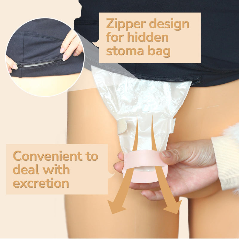 Ostomy Belt, Ostomy Supplies, Ostomy Support Belt for Ostomy Bag Inner Pocket to Hold Ostomy Pouch for Men & Women, Ostomy Bag Cover for Sport & Swiming - Small Small(waist size:28''-33'') - BeesActive Australia