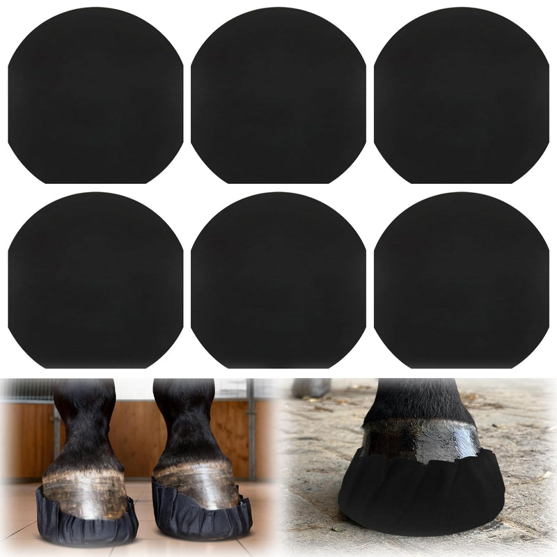 6 Pcs Horse Hoof Tape,Strong Sticky Hoof Protection Tapes,Breathable Waterproof Hoof Wound Management for Thrush&Laminitis&Abscess Relief,Horse Hoof Protection Pads