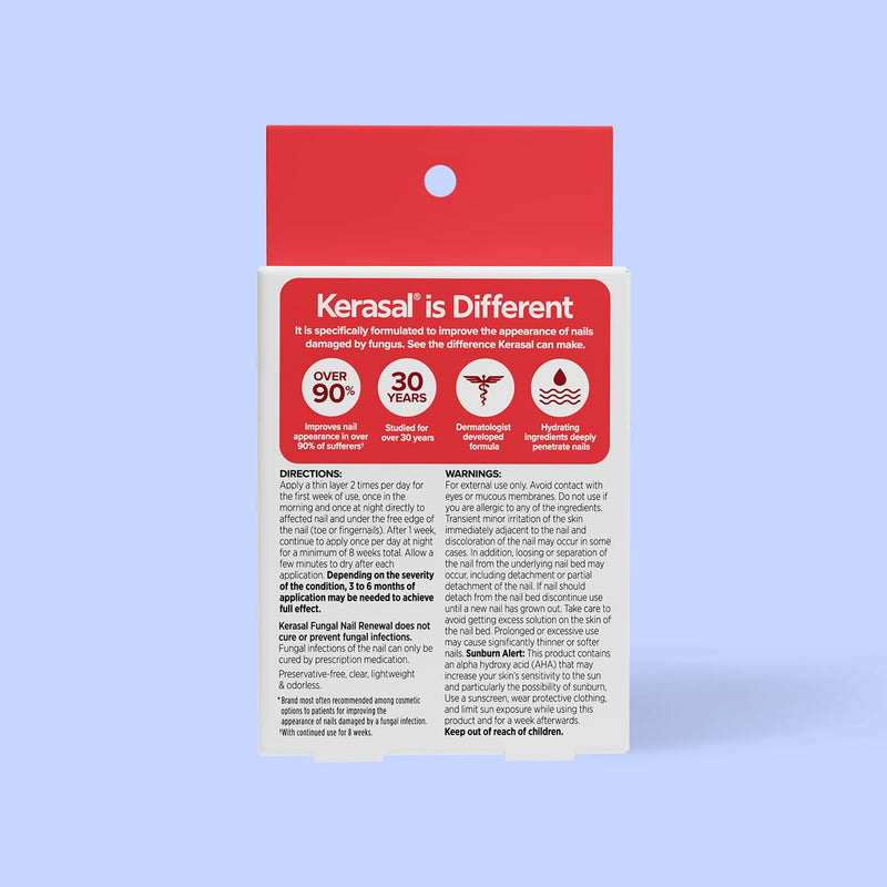Kerasal Nail Fungus Extra Strength | Restorative Nail Repair for Damaged Nails, 0.33 fl oz (Packaging May Vary) Nail Renewal 0.33 Fl Oz (Pack of 1)
