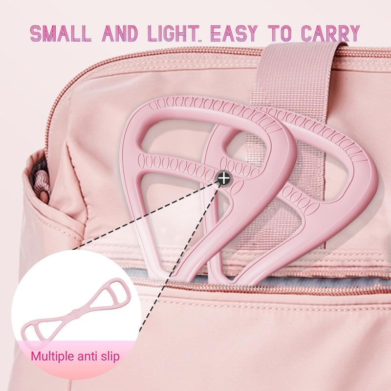Figure 8 Resistance Band, Upgraded Full Body Training Multi-Function Design, Women's Multi-Function Resistance Band, Anti-Skid handleportable, Ideal for Yoga and Pilates Stretching Exercises Pink+Blue