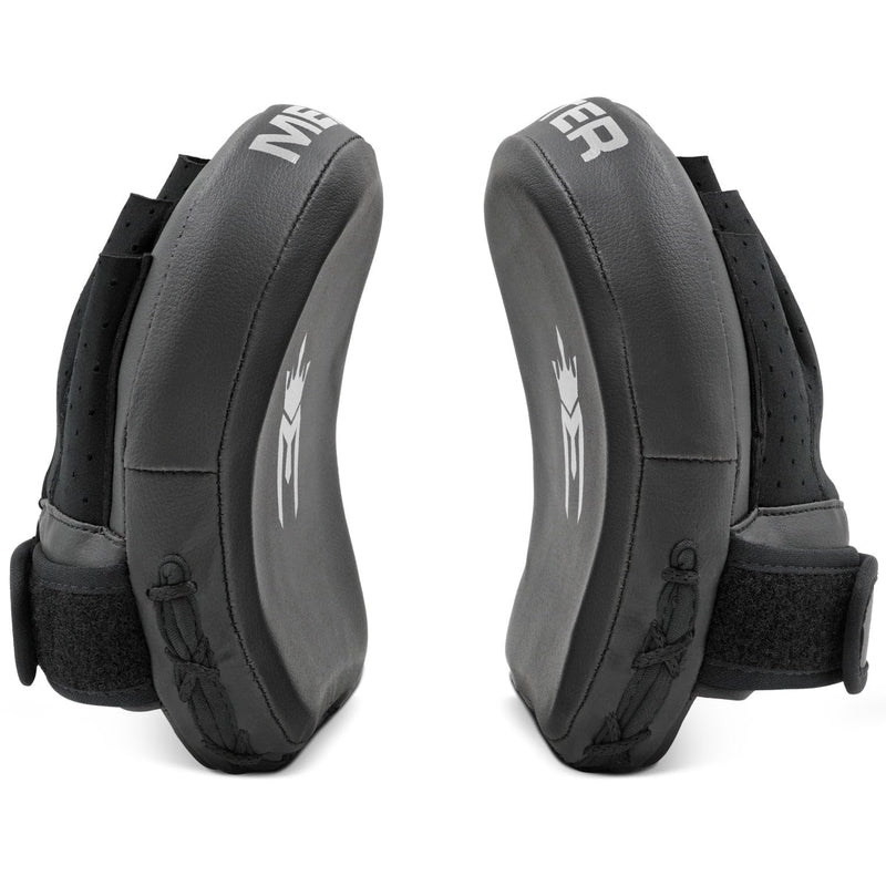 Meister 3D Armor Padded Target Mitts - Curved Micro Focus Pads for Boxing & MMA Black - BeesActive Australia