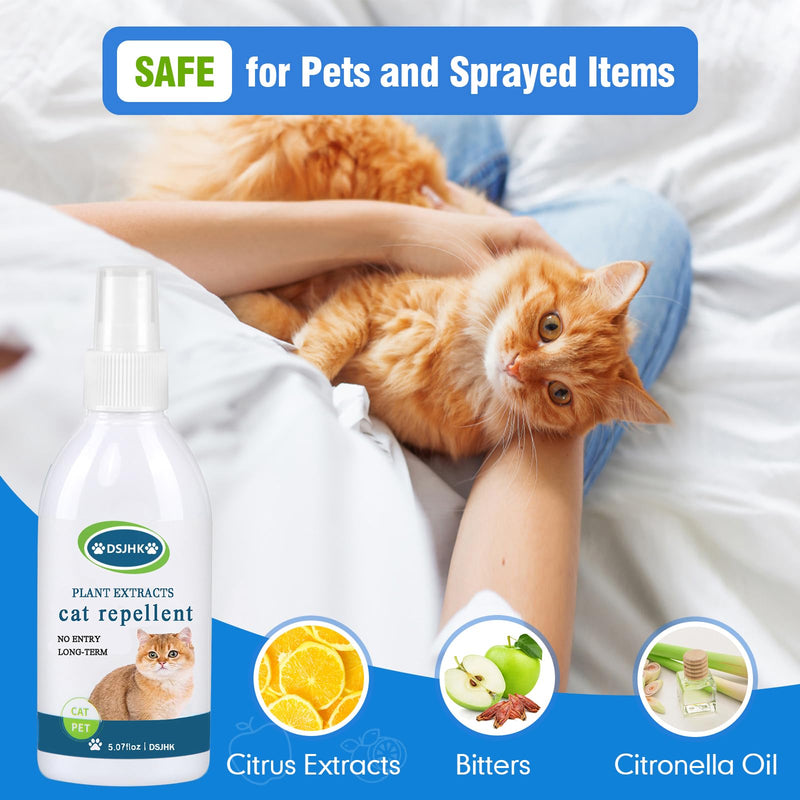 Cat Deterrent Spray Indoor, Cat Repellent Indoor for Cat and Kitten, Cat Scratch Deterrent Training Aid for Furniture, Sofas, Rugs, Curtain, Cat Deterrent Indoor and Outdoor, Protecting Furniture - BeesActive Australia