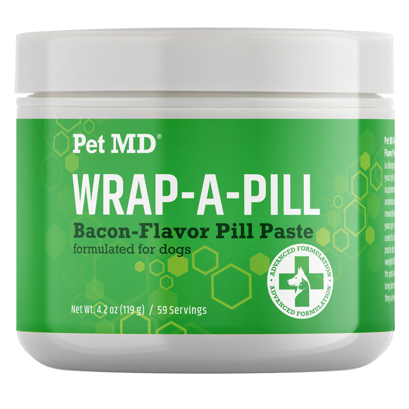 Pet MD Omega 3 Softgels & Wrap A Pill Bacon Flavor Pill Paste