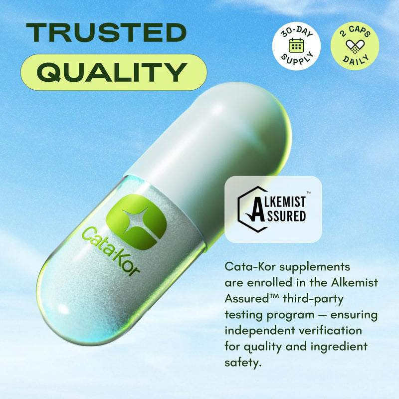 Cata-Kor NMN Supplement Alternative – Liposomal NAD+ Supplement - NAD CORE 30-Day Supply 60 Capsules 60 Count (Pack of 1)
