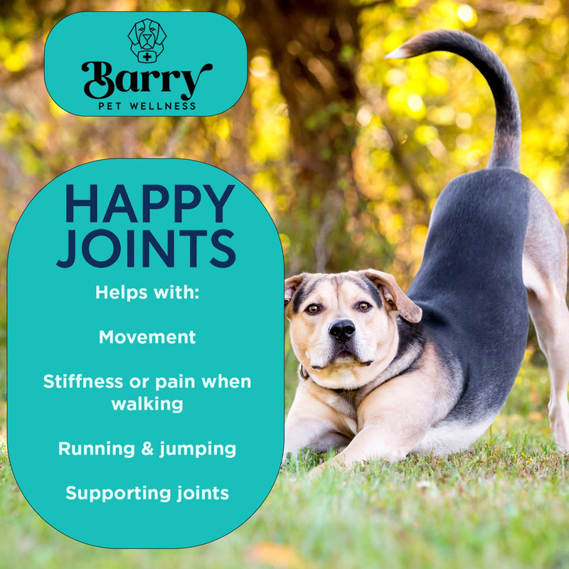 Happy Joints | Premium Hip and Joint Supplements for Dogs | Aids Stiff Joints |Collagen for Dogs | Supports Mobility | Relieves Pain In Hip & Joint