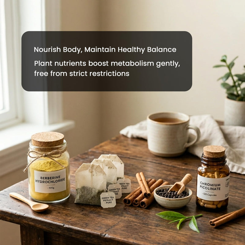 Female Metabolism Support Supplement - Natural Energy Booster & Appetite Control Pills for Digestive Comfort, Belly Slimming & Full Body Wellness- Made in USA