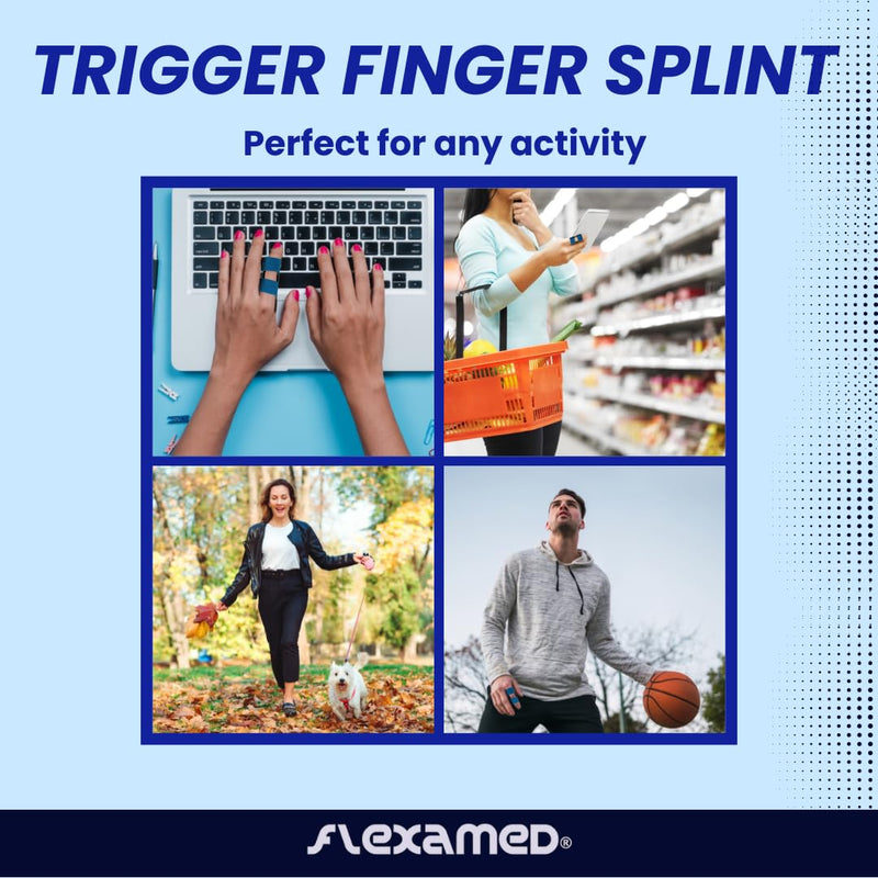 FlexaMed Trigger Finger Splint | Stenosing Tenosynovitis - BeesActive Australia