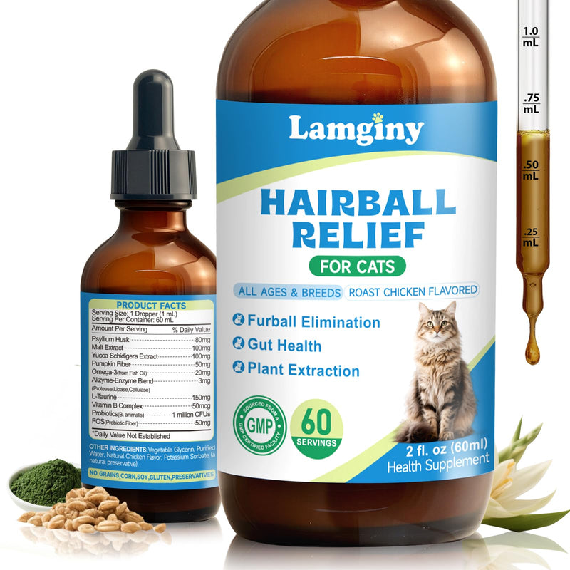 Hairball Relief for Cats & L-Lysine Paste for Cats