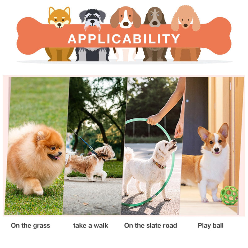 Dog Shoes,Mesh Breathable Dog Boots for Walking Running Hiking,Soft Non-Slip Rugged Rubber Sole Dog Booties with Adjustable Straps 4Pcs,Orange-Size8 Orange Size 8: 3.1''x6.9''(Width*Length) - BeesActive Australia