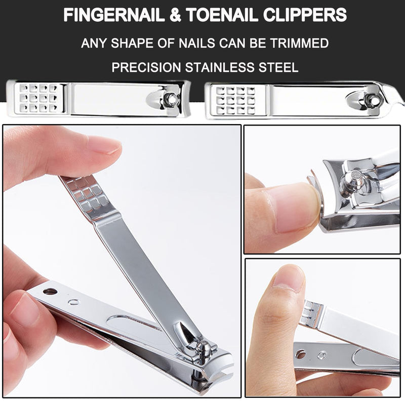 NOVANO Ingrown Toenail Removal Kit,Nail Treatment Foot Tool,Toenail Clippers for Seniors Thick Toenails,Professional Pedicure Tool,Large Toenail Clippers for Thick Nails 11Pcs - BeesActive Australia