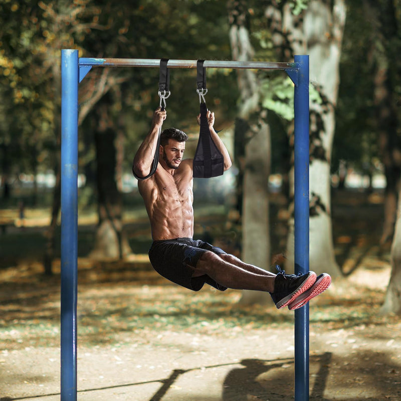 Hanging Ab Straps for Pull Up Bar,Premium Fitness Padded Arm Supports For Core Strength & Abdominal Training,Pull Up Straps,Ab Sling Straps, Workout Straps,For Bodyweight Exercises