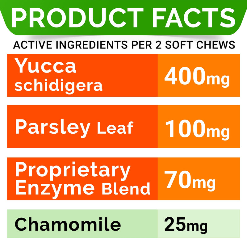 STRELLALAB No Poo Chews for Dogs - Stop Dog Poop Eating - Coprophagia & Stool Eating Deterrent with Probiotics, Digestive Enzymes & Immune Support, Poultry Flavor, Made in USA - 120 Soft Chews 120Ct No Poo Chews - BeesActive Australia