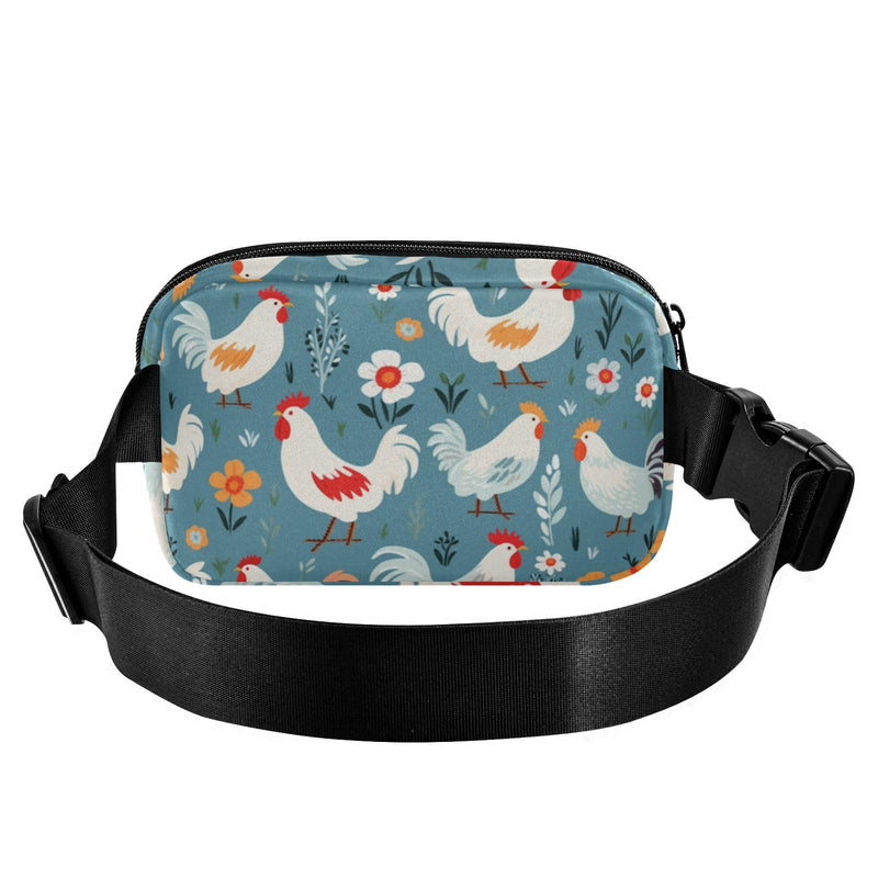 Fanny Pack for Women Men, Cute Chicken Belt Bag Waist Pack Crossbody Bag Bum Bag with Adjustable Strap