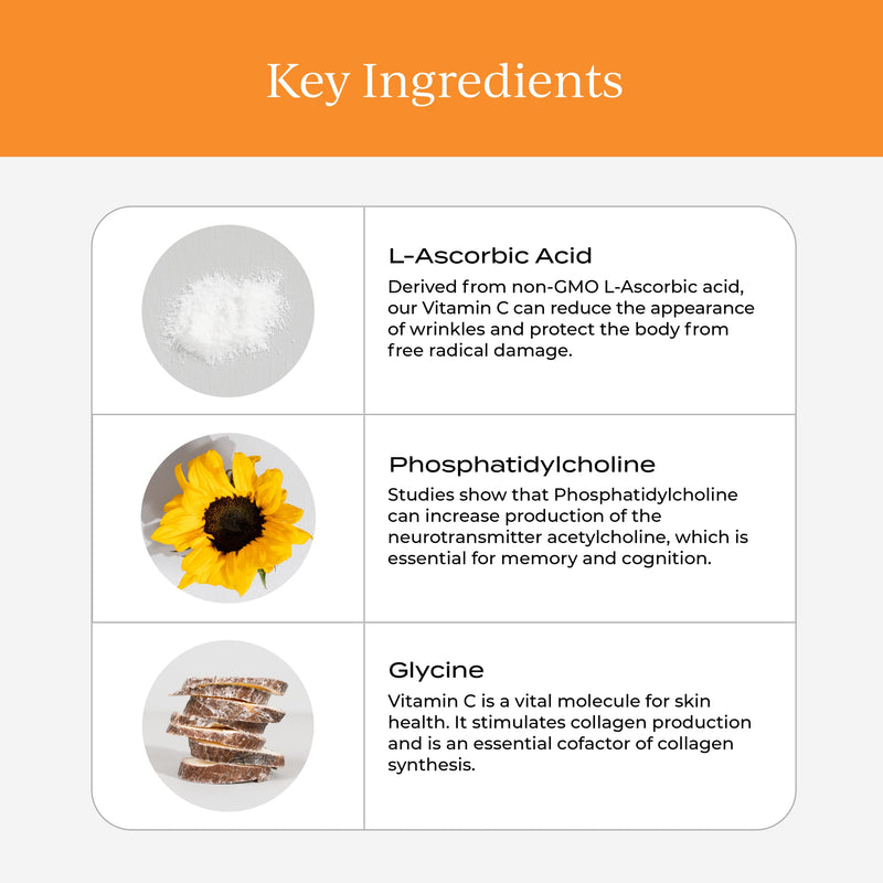 CYMBIOTIKA Vitamin C Individual Packets, Liposomal Delivery, Supplement for Immune Support, Collagen Boost, & Healthy Aging, Skin Hydration Packets, Citrus Vanilla Flavor, 30 Pack - BeesActive Australia