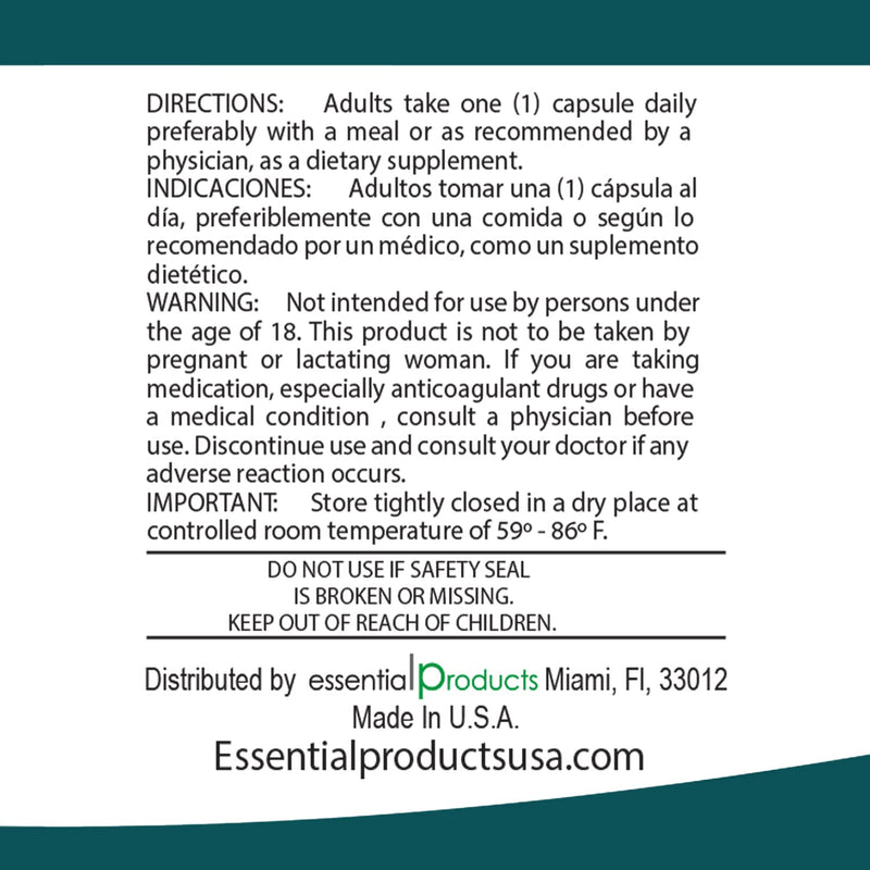 ELP ESSENTIAL Vitamin K2 with D3 Supplement Bone and Heart Health,Capsules K2+D3 Vitamins 120 Capsules