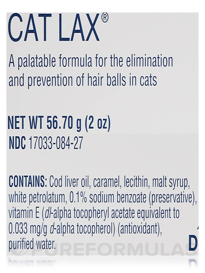 3 Pack Dechra Cat Lax Cat Hairball Remedies, 2-Ounce (Pack of 3) - BeesActive Australia