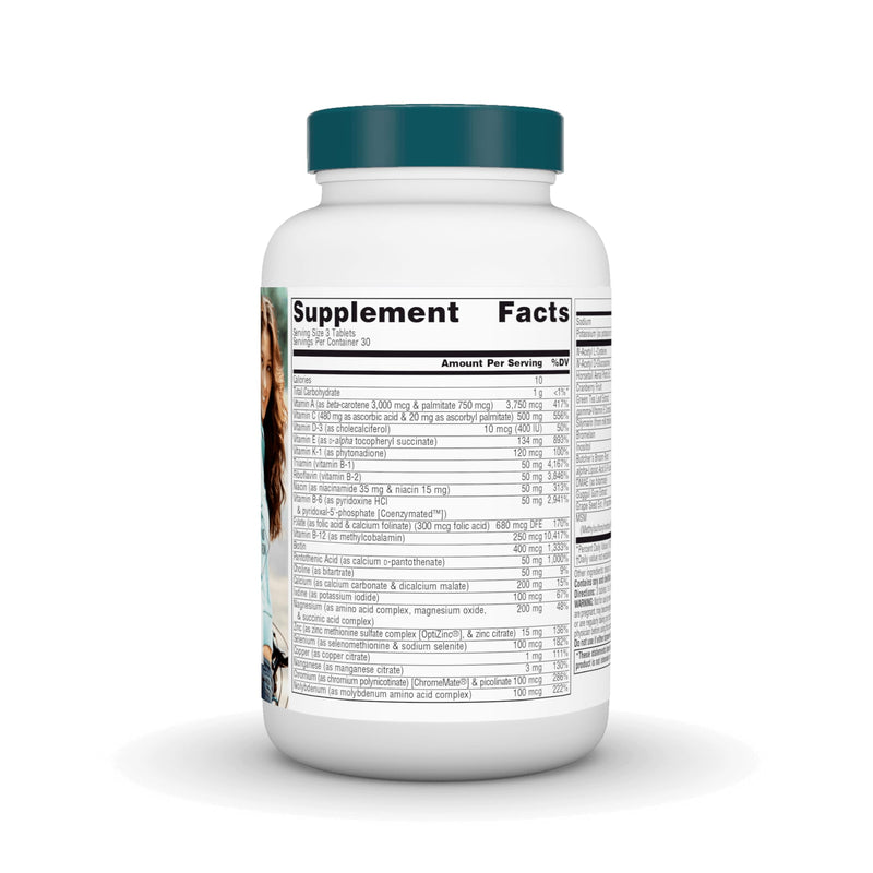 Source Naturals Women's Life Force Multiple Iron Free - Daily Complete Multivitamin 13 Essential Vitamins, Antioxidants, Herbs, Nutrients & Minerals - Enhanced Energy & Immune Boost - 90 Tablets 90 Count (Pack of 1)